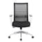 Boss Office Products Execuitve Mesh Task Chair with Aluminum Arms B6566AL-BK - alternate 2